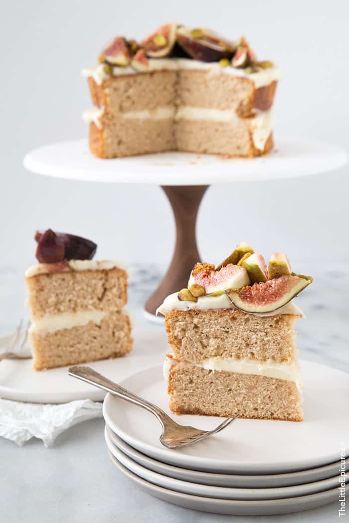 Honey Earl Grey Fig Cake | the little epicurean