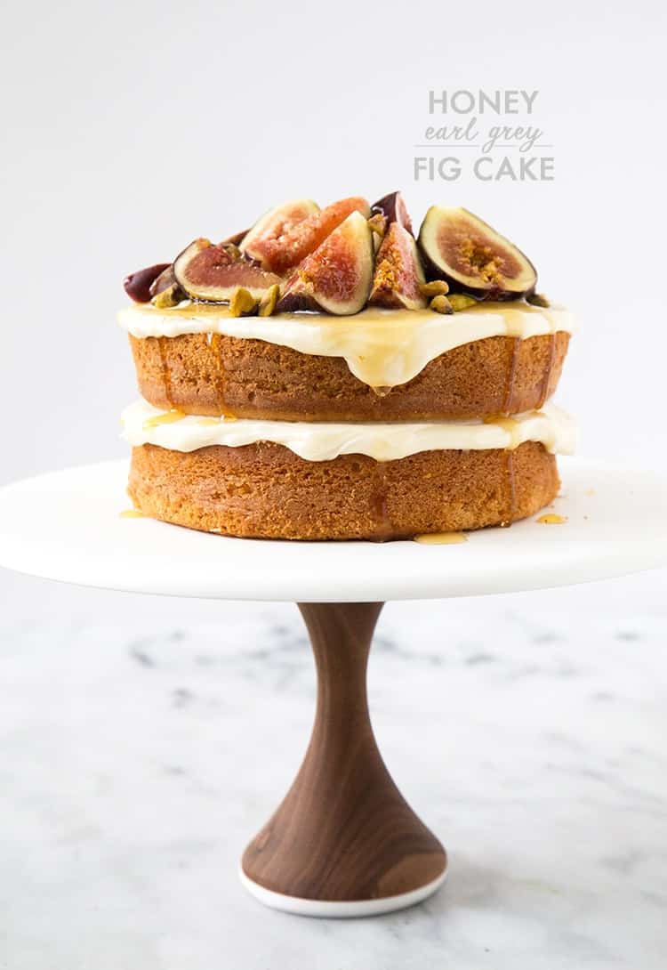 Honey Earl Grey Fig Cake | the little epicurean