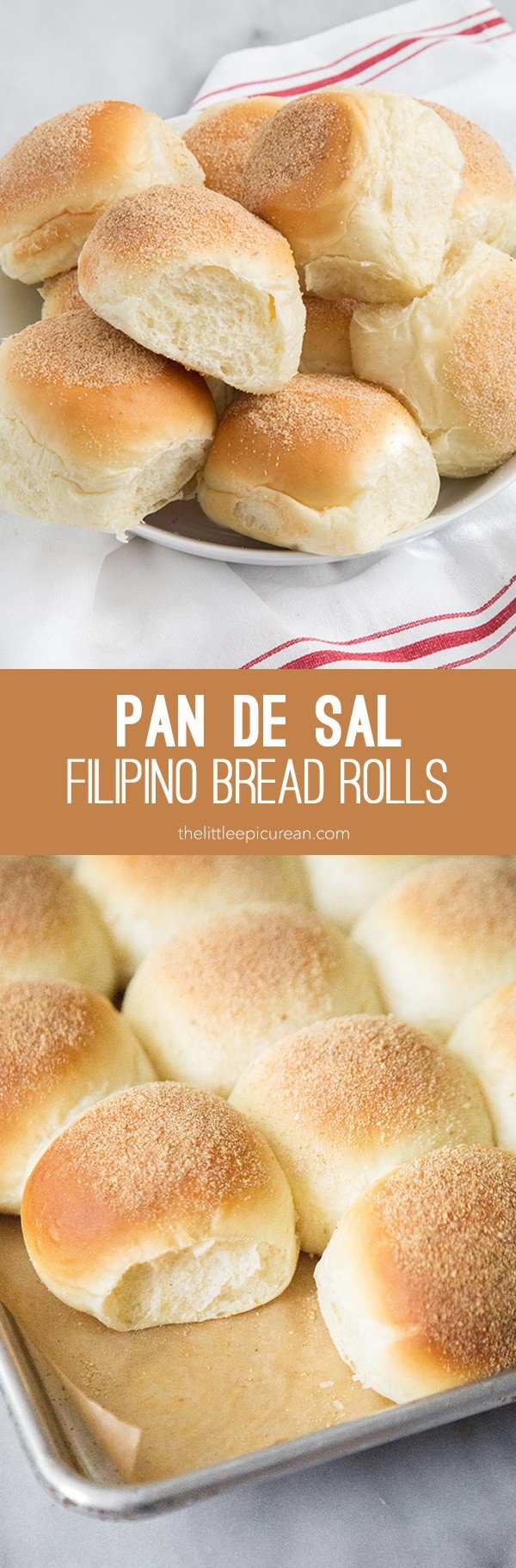 Pan de Sal (Filipino bread rolls)