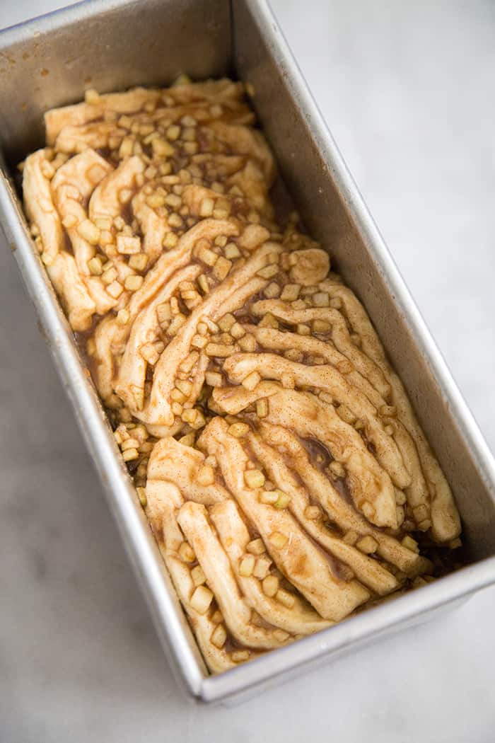 Apple Cinnamon Pull Apart Bread | the little epicurean