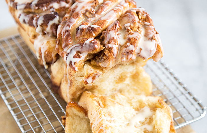 Apple Cinnamon Pull Apart Bread | the little epicurean