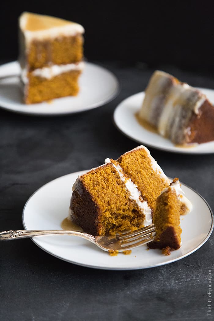 Butterscotch Pumpkin Cake | the little epicurean