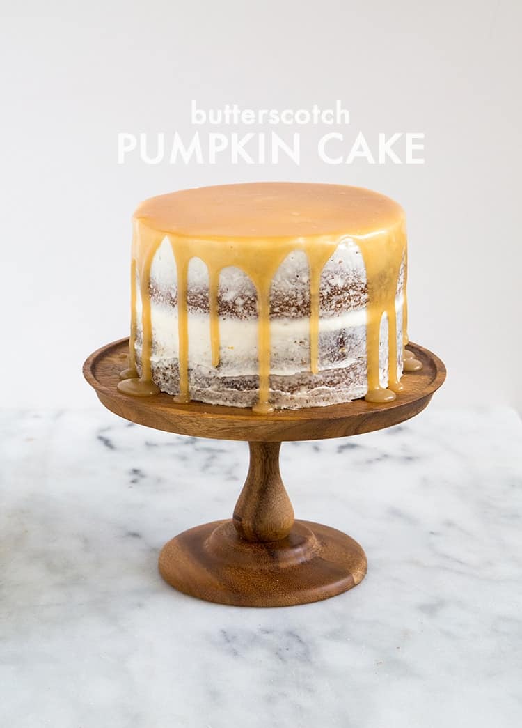 Butterscotch Pumpkin Cake | the little epicurean