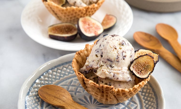 Caramelized Fig and Chocolate Chunk Ice Cream