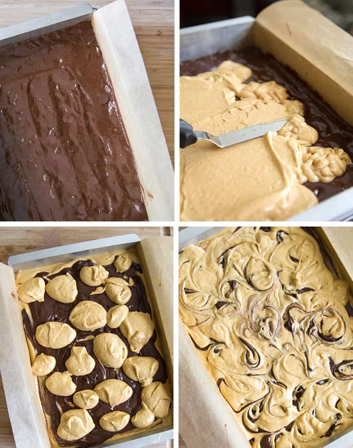 Pumpkin Cheesecake Swirl Brownies | the little epicurean