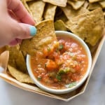 Roasted Tomato Salsa| the little epicurean