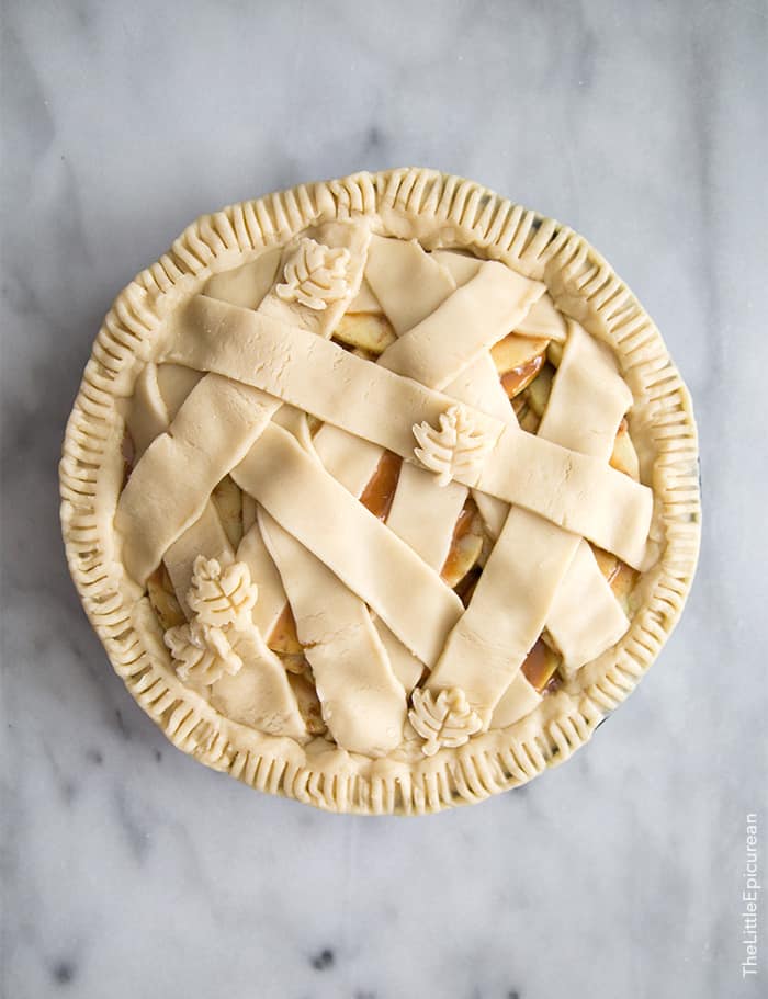 Salted Caramel Apple Pie | the little epicurean