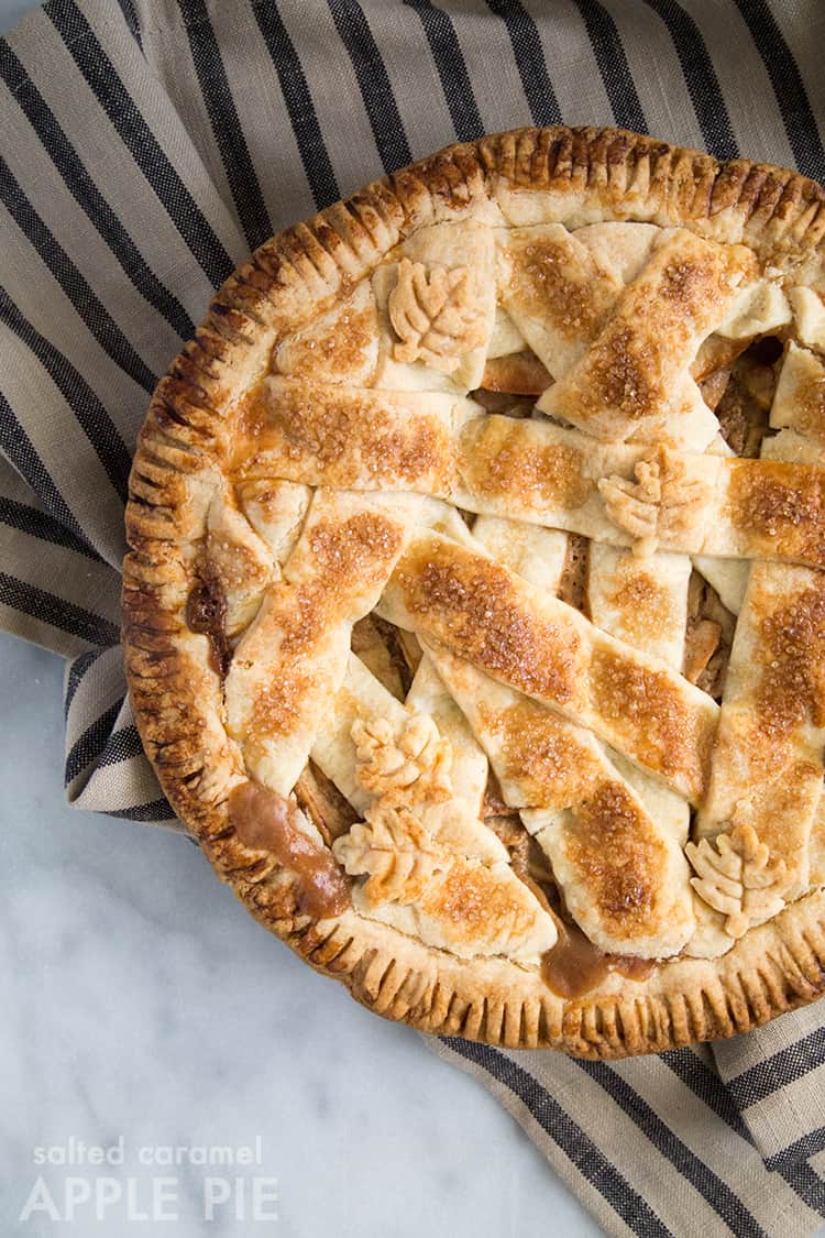 Salted Caramel Apple Pie | the little epicurean