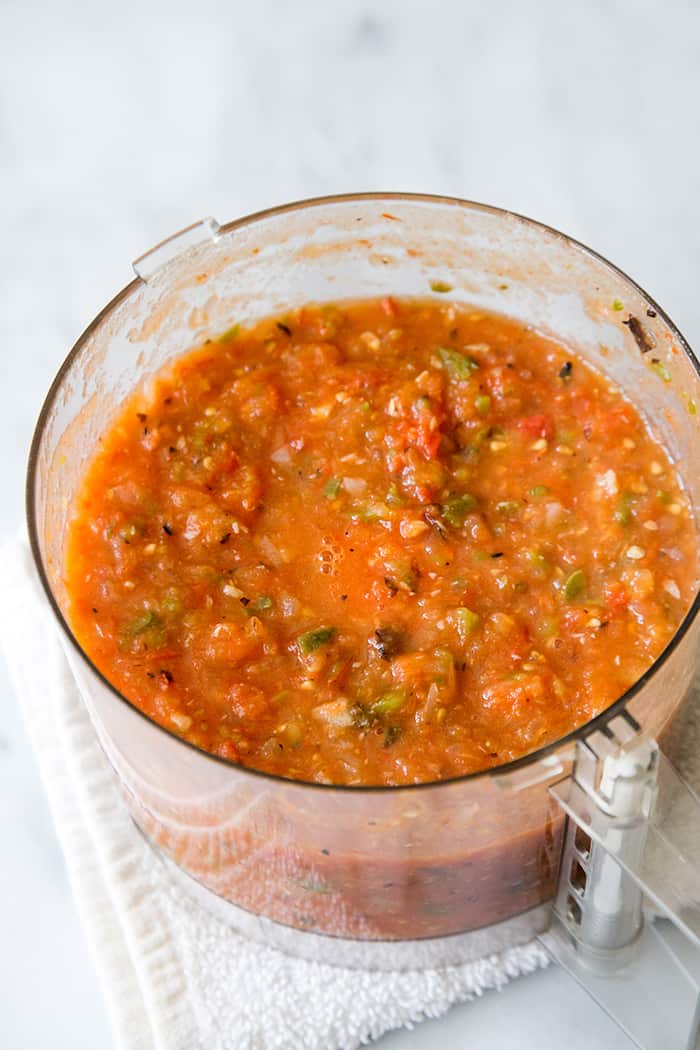 Roasted Tomato Salsa| the little epicurean