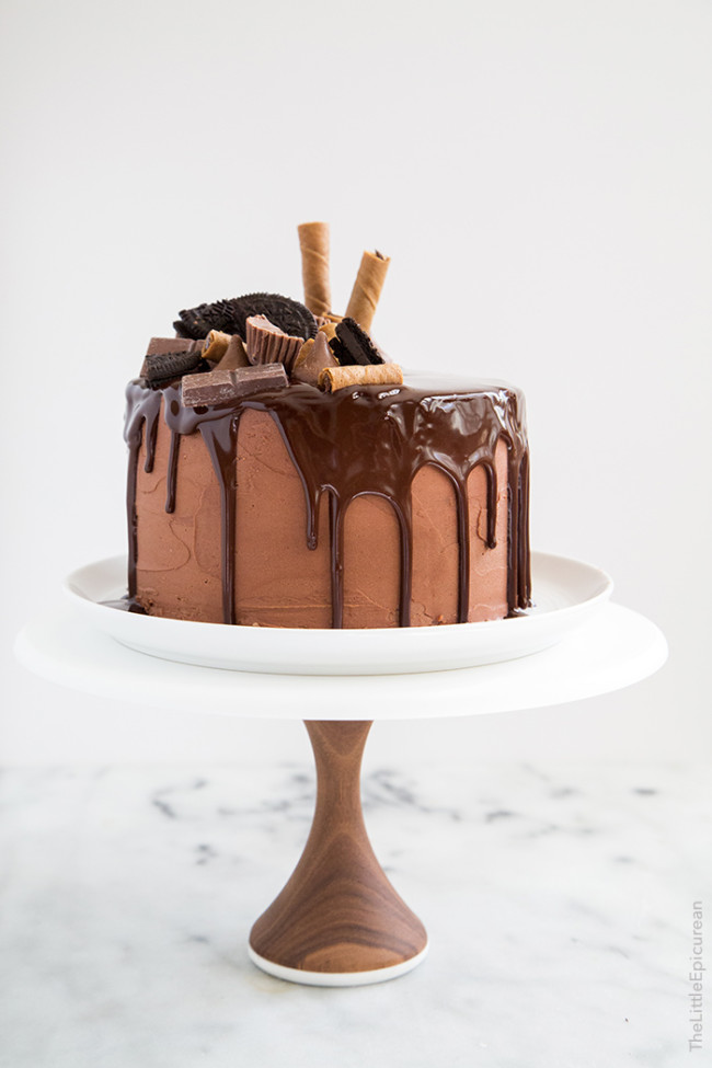 Death by Chocolate Cake (ultimate chocolate cake)- The Little Epicurean