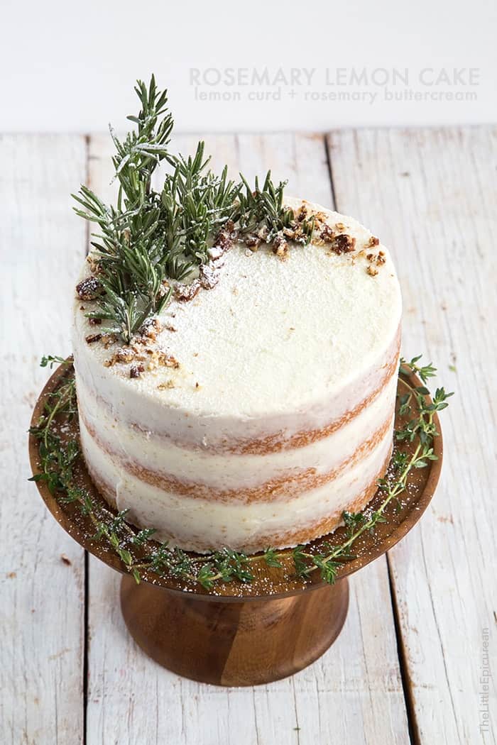 Rosemary Lemon Cake