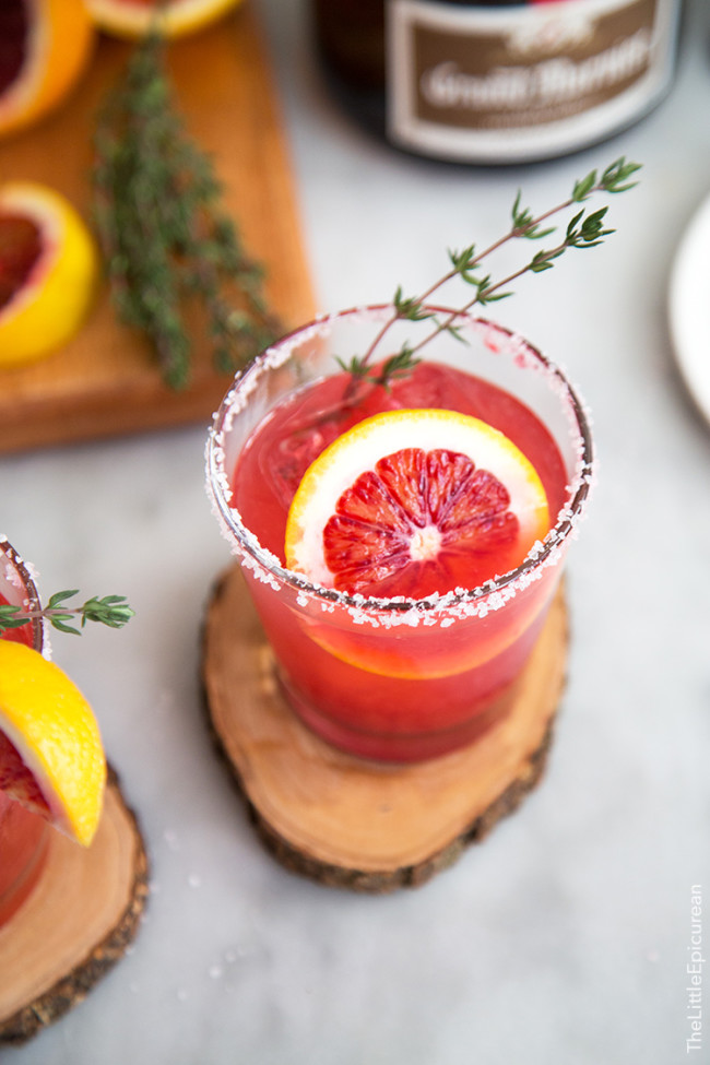 Blood Orange MargaritaThe Little Epicurean