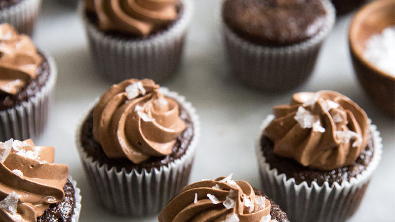 Mini Chocolate Cupcakes