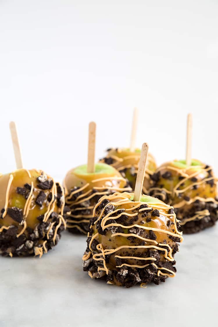 OREO Caramel Dipped Apples