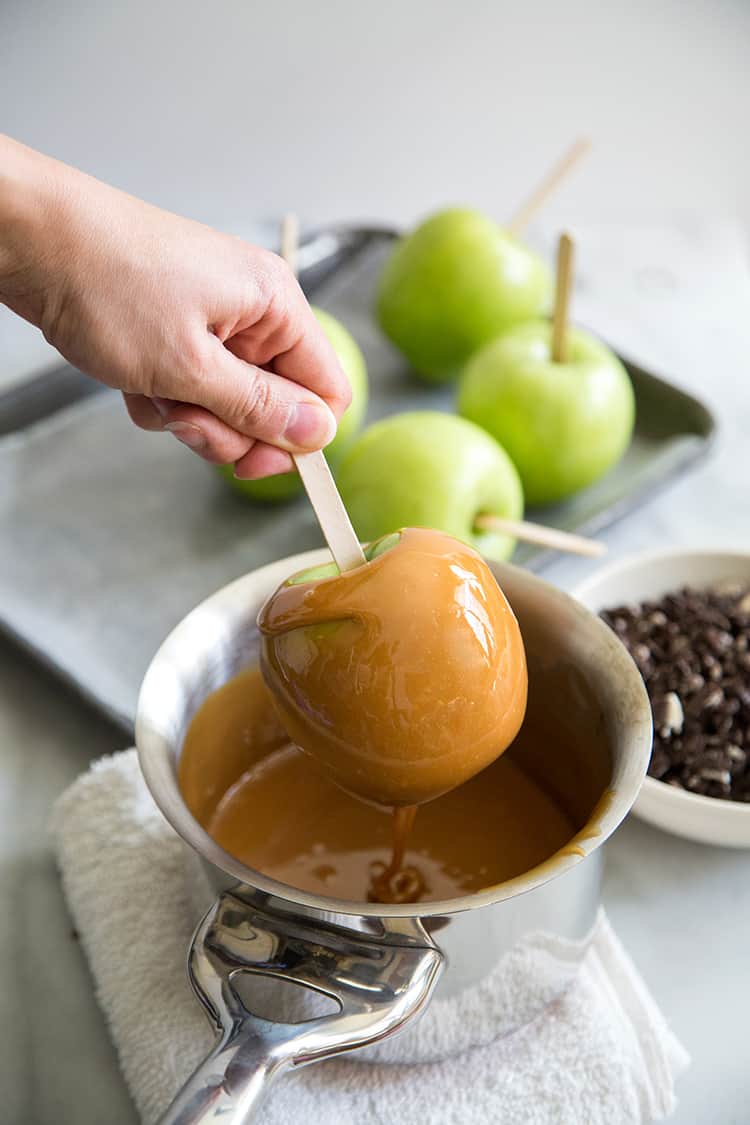 OREO Caramel Dipped Apples