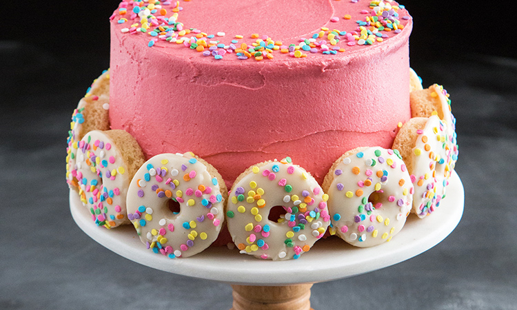 Funfetti Doughnut Cake