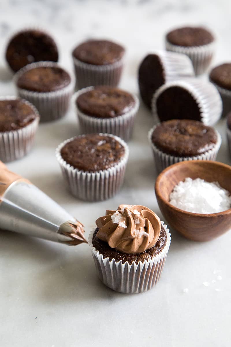 Mini Chocolate Cupcakes