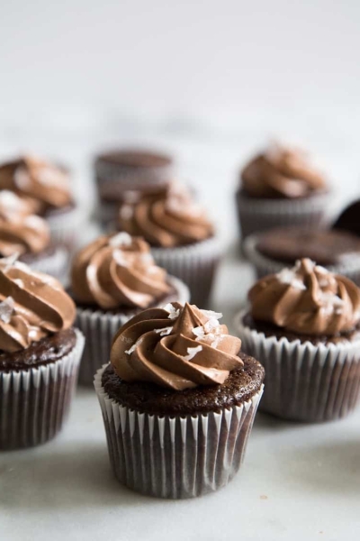 Mini Chocolate Cupcakes