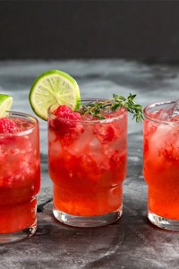 Sparkling Blackcurrant Raspberry Mocktail made with SodaStream #WaterMadeExciting #CollectiveBias