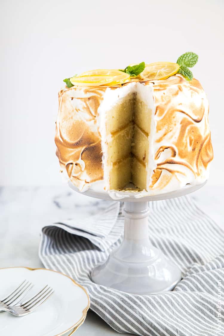 Lemon Meringue Cake