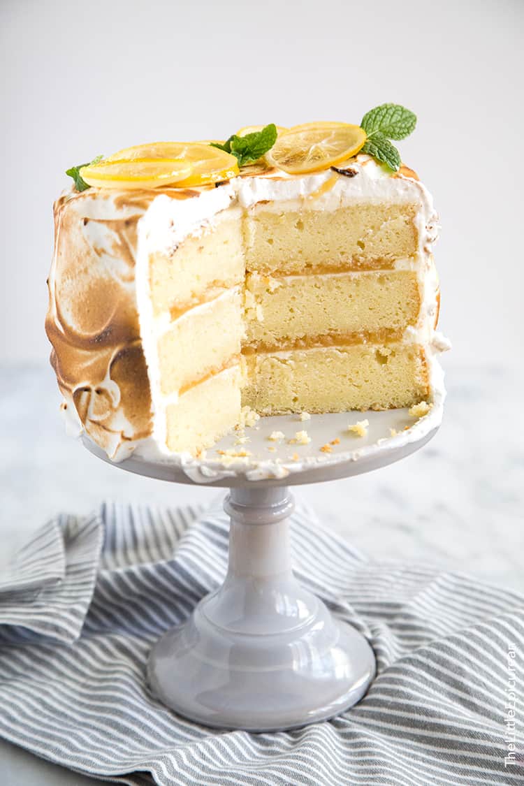 Lemon Meringue Cake