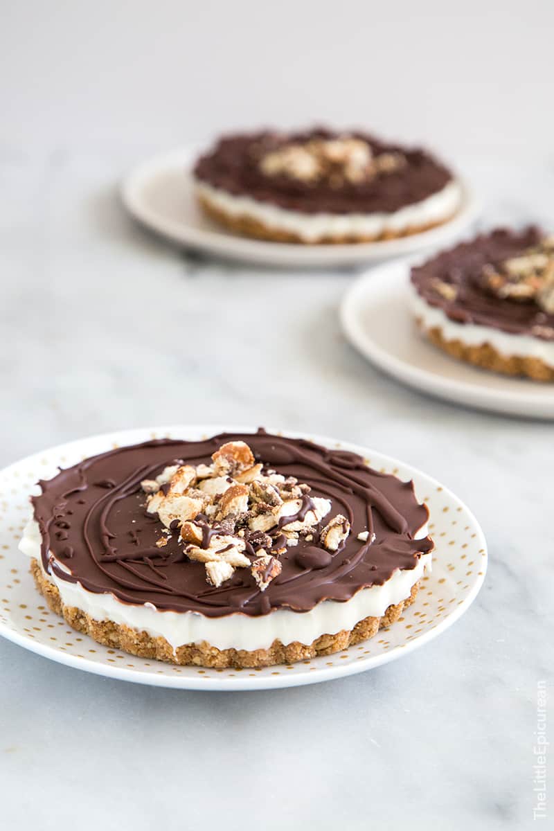 Banana Coconut Pretzel Tart