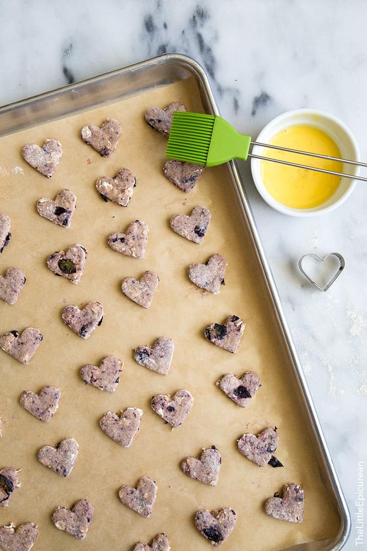 Blueberry Oatmeal Dog Treats