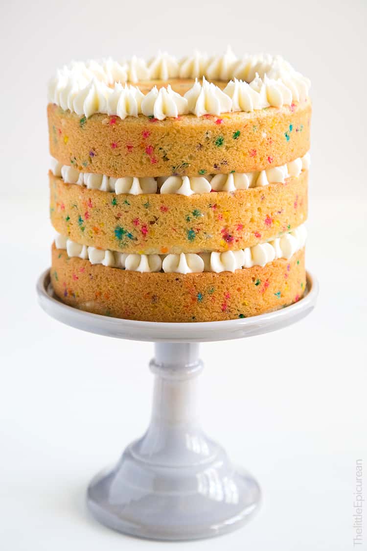 Coconut Confetti Cake