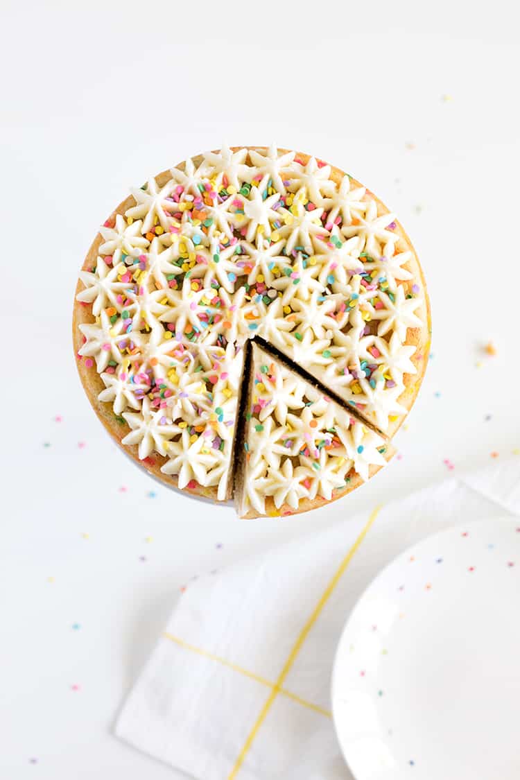 Coconut Confetti Cake