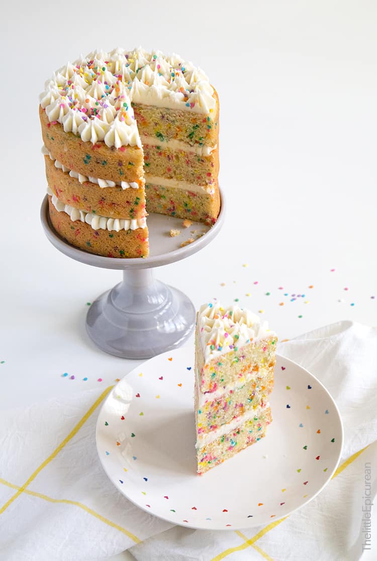 Coconut Confetti Cake