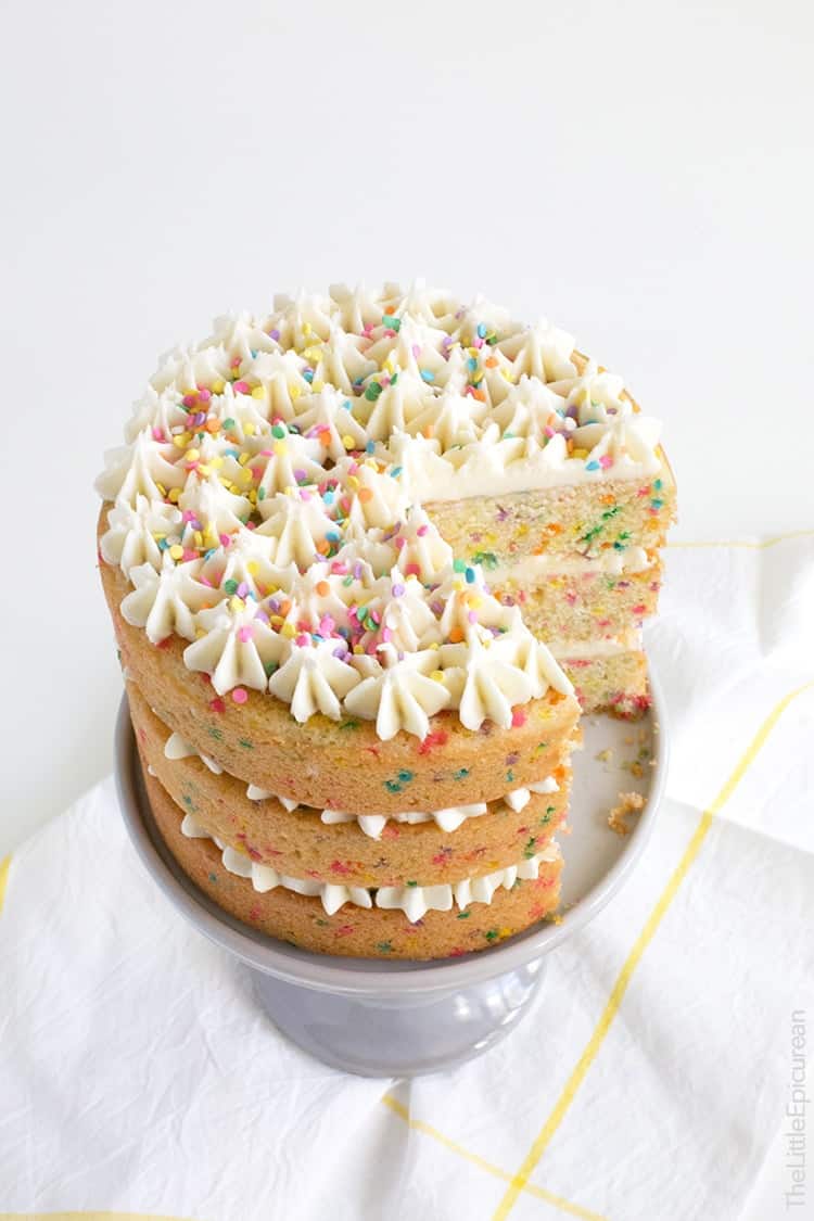 Coconut Confetti Cake