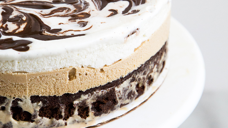 Coffee Ice Cream Cake