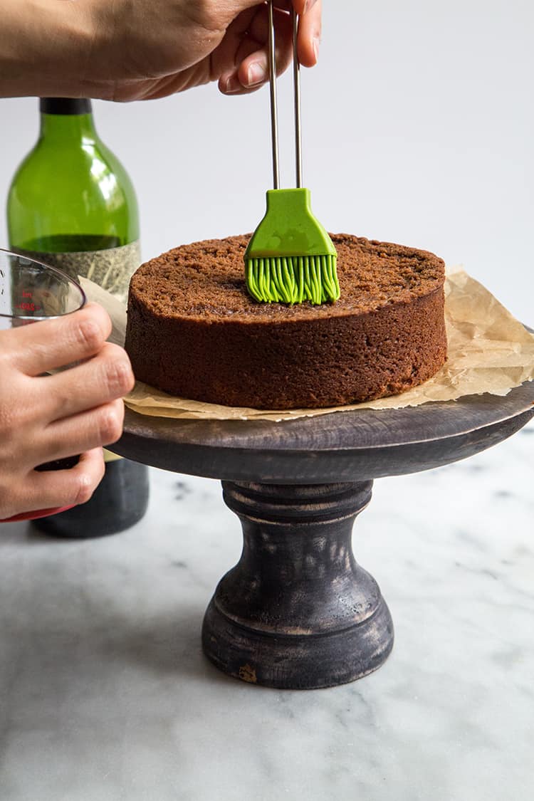 Red Wine Chocolate Cake