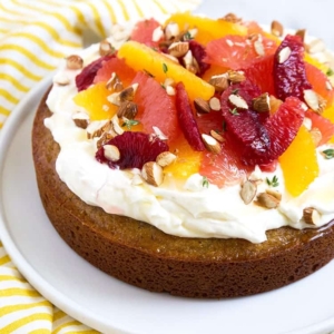 Almond Honey Cake with Citrus