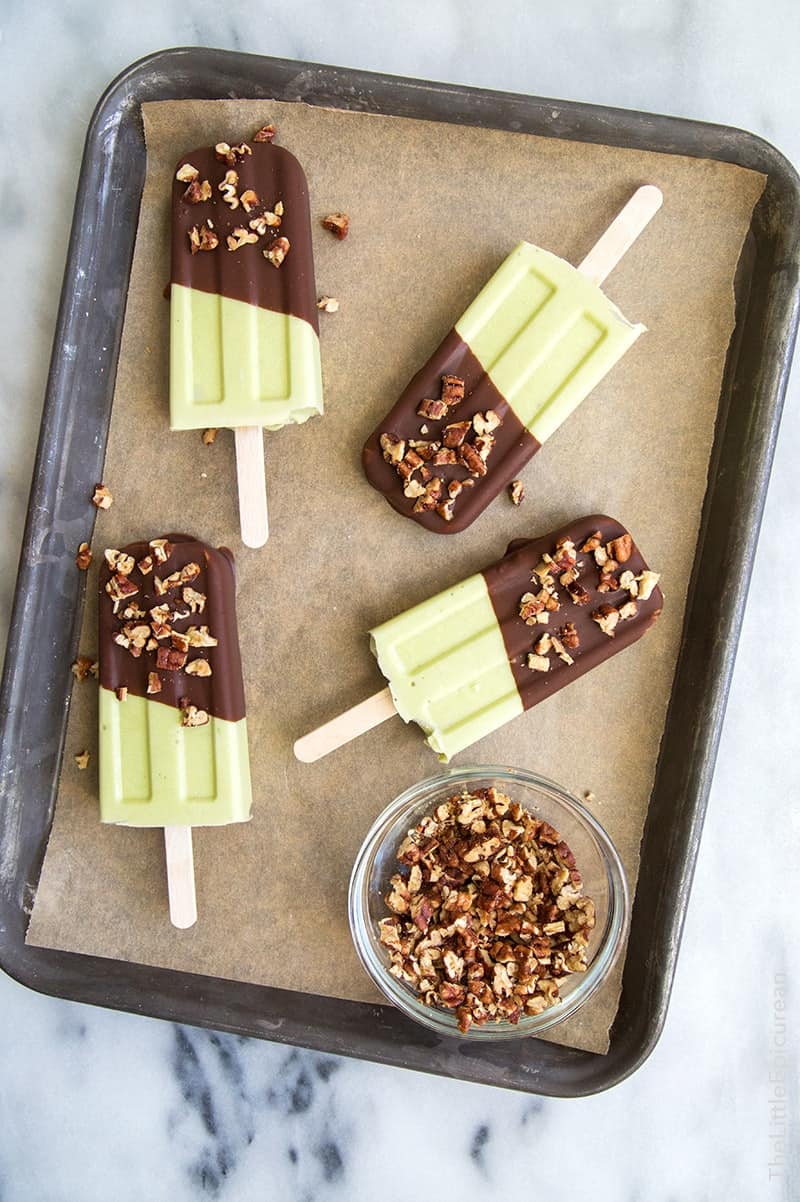 Coconut Avocado Popsicles