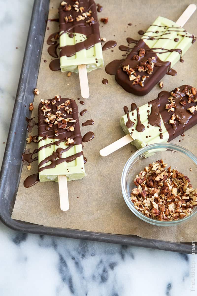 Coconut Avocado Popsicles