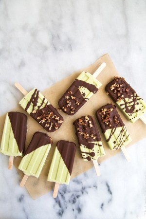 Coconut Avocado Popsicles