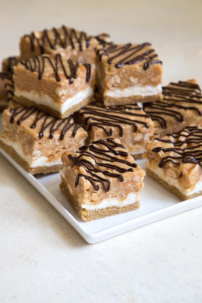 Chocolate Peanut Marshmallow Bars