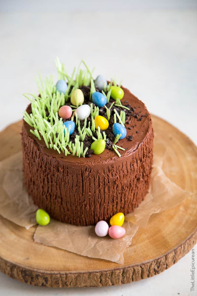 Easter Egg Chocolate Cake - The Little Epicurean