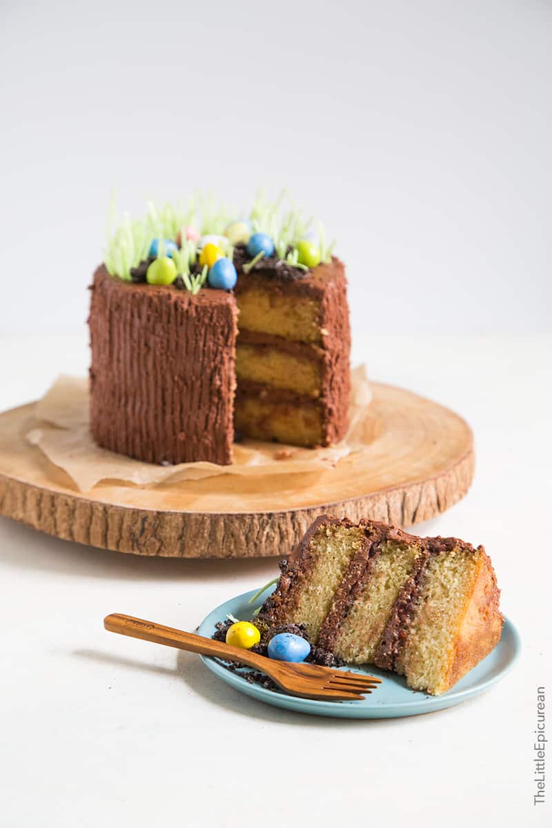 Easter Egg Chocolate Cake