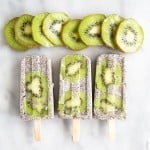 Kiwi Coconut Chia Popsicles