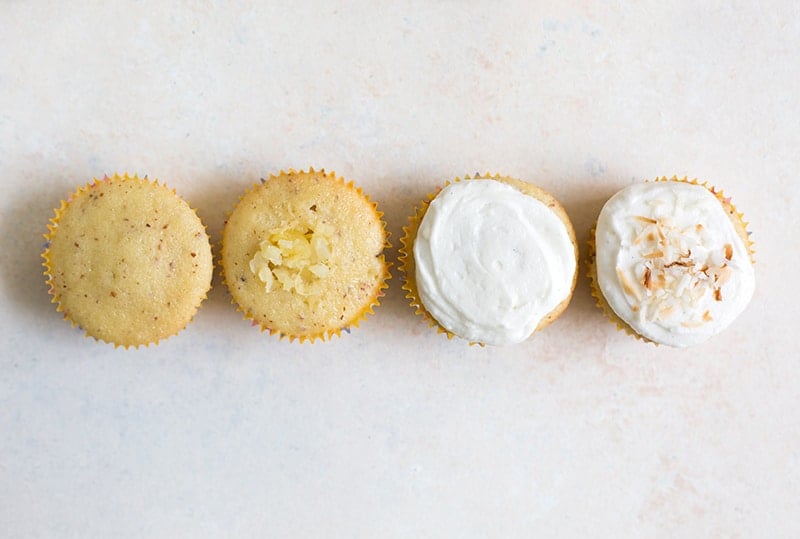 Pineapple Coconut Cupcakes