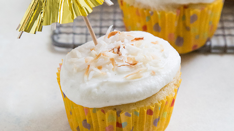 Pineapple Coconut Cupcakes