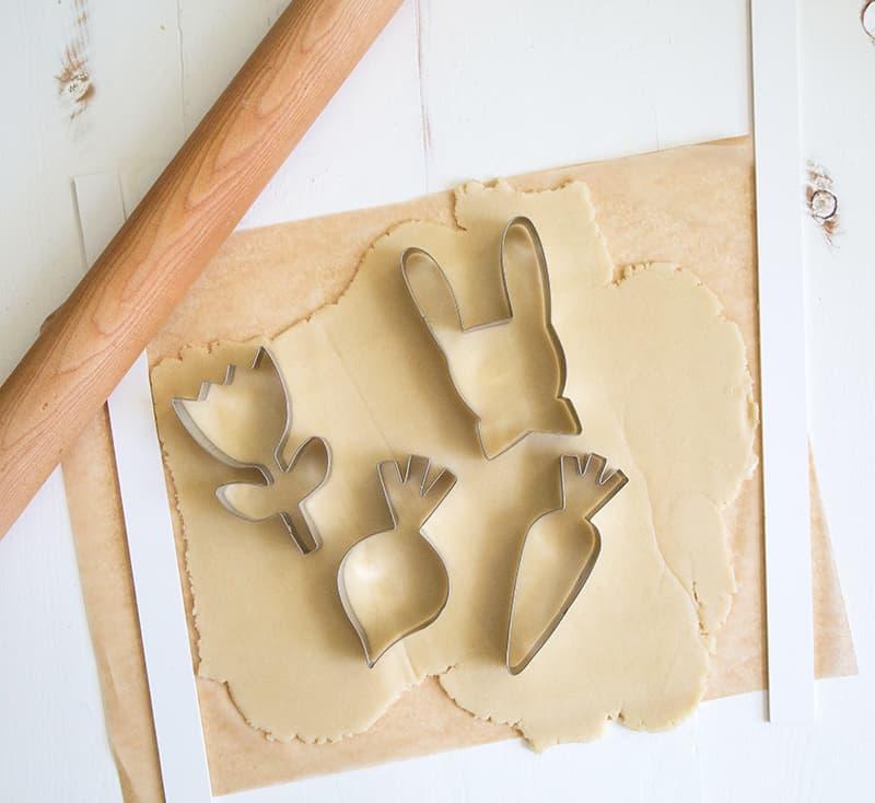 Spring Carrot Sugar Cookies