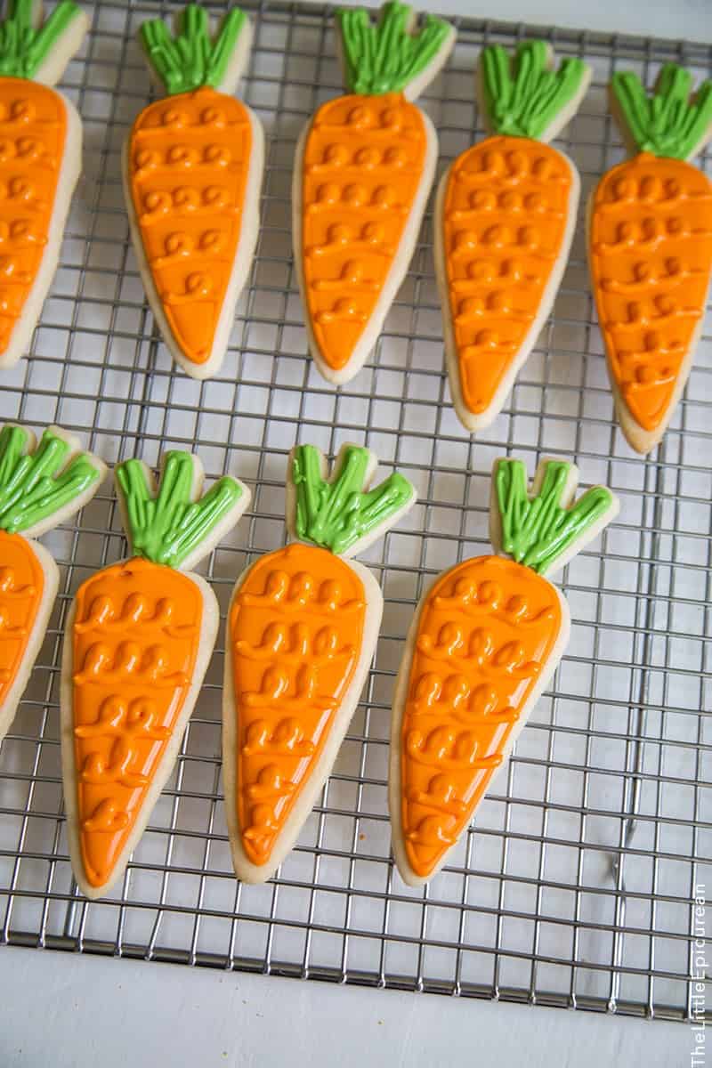 Spring Carrot Sugar Cookies