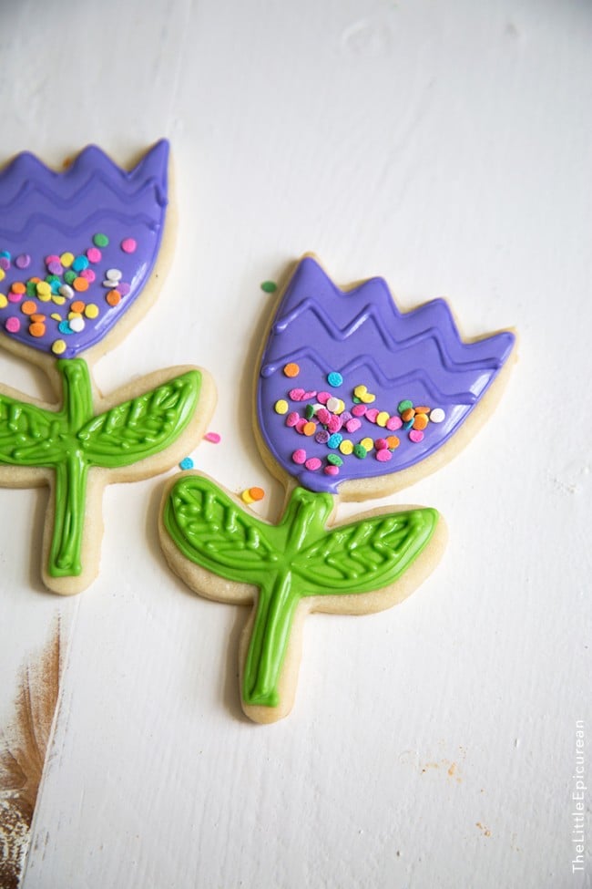 Spring Carrot Sugar Cookies