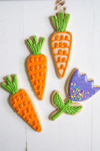 Spring Carrot Sugar Cookies
