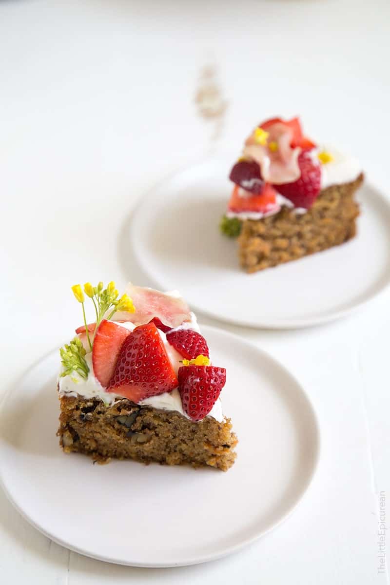 Strawberry Carrot Cake