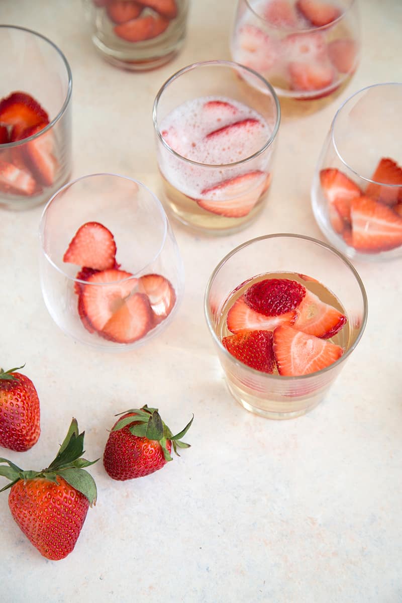 Strawberry Prosecco Jelly