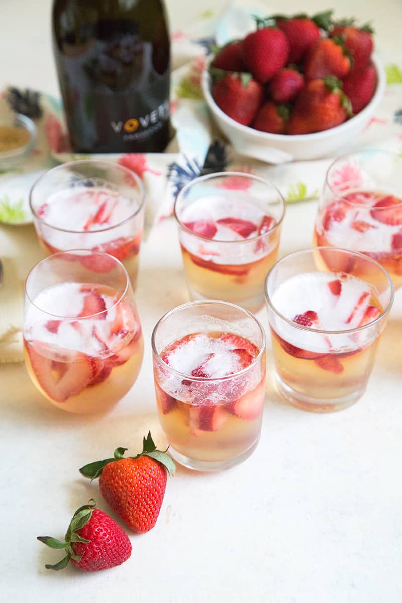 Strawberry Prosecco Jelly